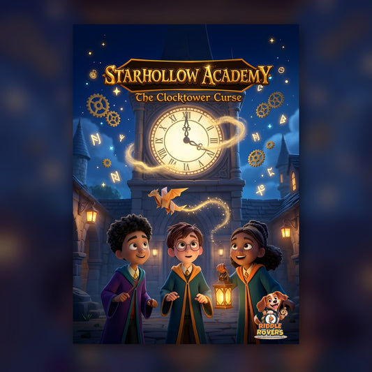Starhollow Academy printable puzzle adventure cover