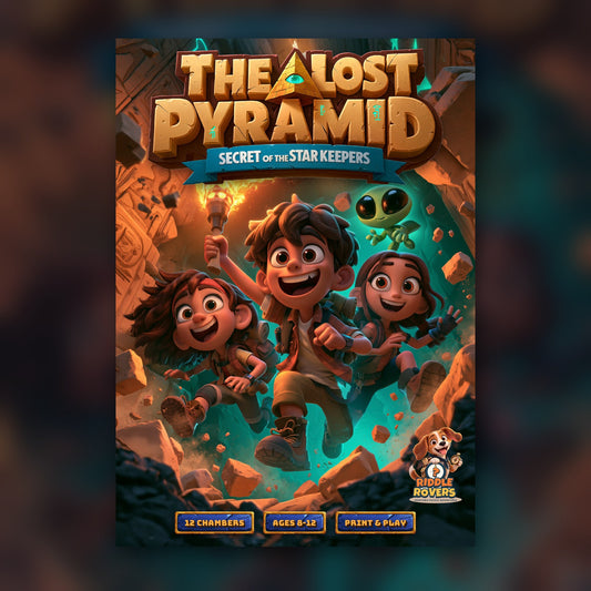 The Lost Pyramid printable puzzle adventure cover