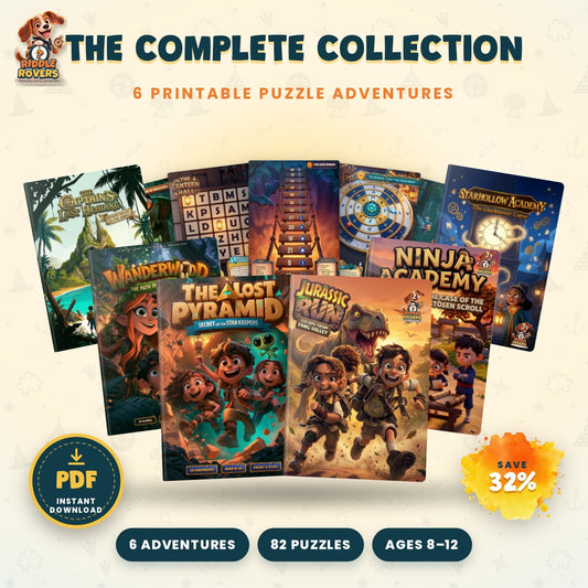 The Complete Collection: 6 printable puzzle adventures for ages 8-12