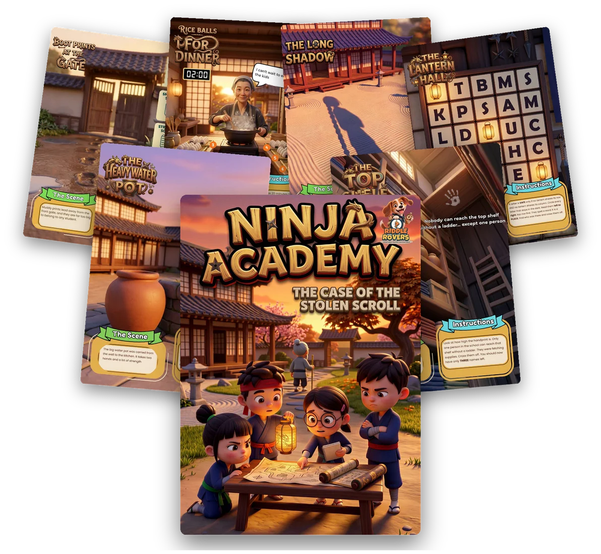 Ninja Academy: printable pages