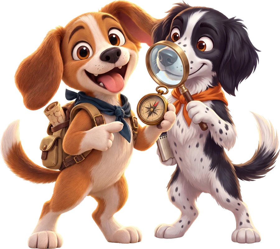 Rover and Ray, the Riddle Rovers team
