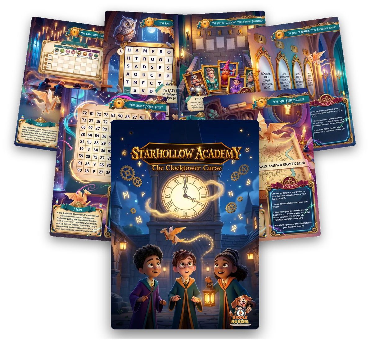 Starhollow Academy: printable pages